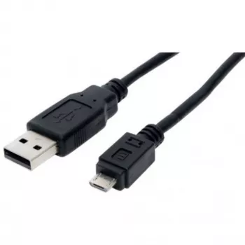 USB kabelis S/CONN 14-11025 USB 2.0 1m melns