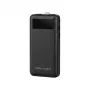 Ārējais akumulators RealPower PB-10000 Plus 10 000 mAh 20W 2×USB-A 1×USB-C melns