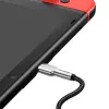 USB‑C uz USB‑C kabelis Baseus Cafule Metal — 2 m, 100 W uzlāde, USB 2.0 (480 Mbps), ar cinku pārklāti kontakti, melns