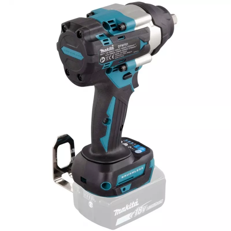 Makita DTW701Z bezvadu skrūvgriezis/triecienskrūvgriezis 2700 RPM Melns, Zils