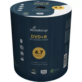 MEDIARANGE 100 x DVD+R - 4.7 GB (120 min.) 16x