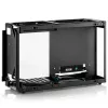DAN Cases A4-SFX V4.1 - Sudraba + Alpenföhn Melns Ridge - 120mm
