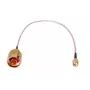 Antenas pārejas kabelis Extralink PIGTAIL RP-SMA/N-MALE MIMOSA, RP-SMA (sieviešu kontakts) uz N-vīrišķo, 1 m