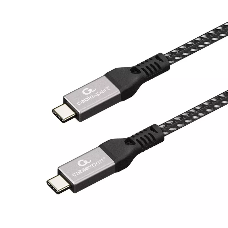 USB-C uz USB-C kabelis GEMBIRD CCBP-USB4-CMCM240 1,5 m, USB4 Gen 3x2, 40 Gbit/s, 240 W, melns