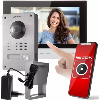 Hikvision Video durvju ieejas komplekts DS-KIS703Y-P