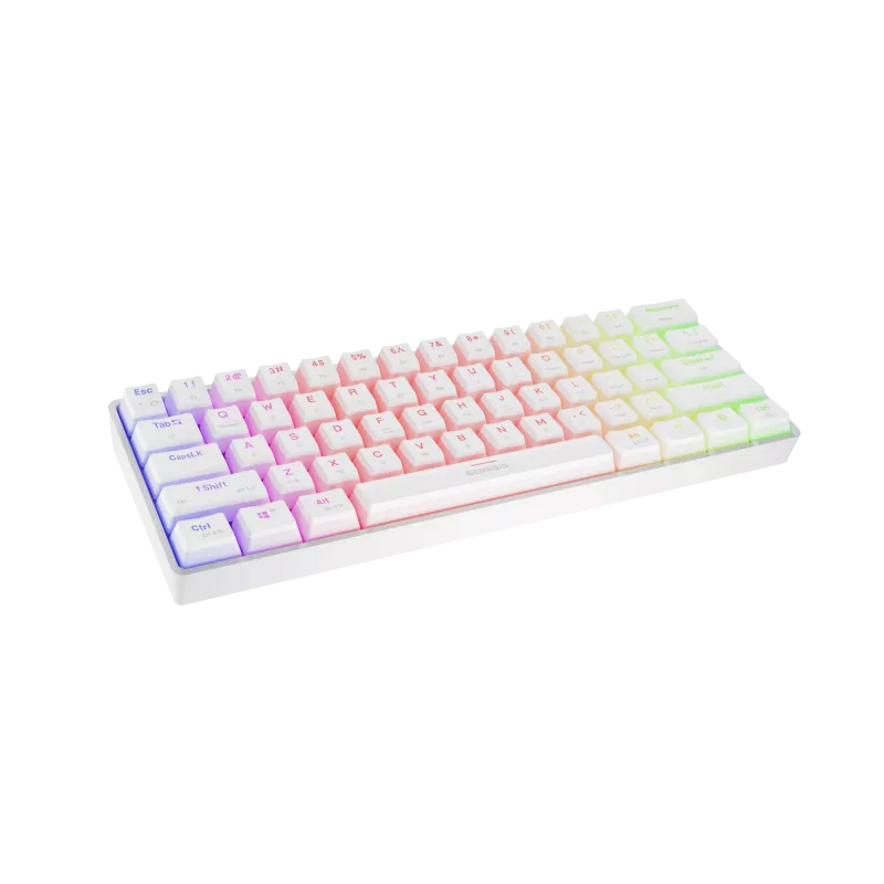 Spēļu tastatūra Genesis THOR 660 G2 — bezvadu (2,4 GHz, Bluetooth) un vadu USB režīmi