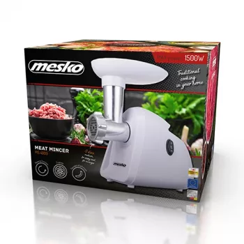 Gaļas mašīnīte Mesko Home MS 4809 1500 W Balta