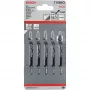 Bosch 2 608 630 310 figūrzāģa/ritenzāģa/atgriežamzāģa asmens Figūrzāģa asmens Augstas oglekļa tērauds (HCS) 5 gab.