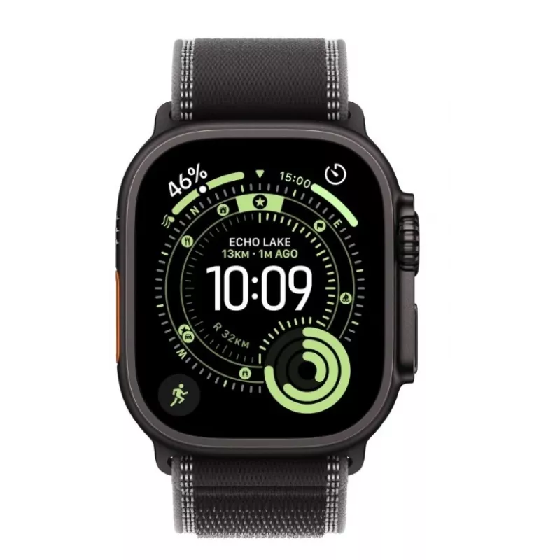Viedpulkstenis Apple Watch Ultra 3 GPS + Cellular 49mm Melns Titāna Korpuss