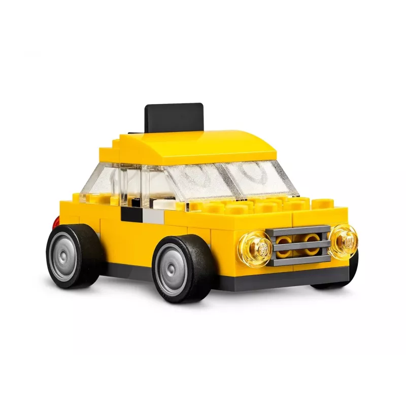 LEGO Classic Creative Vehicles Colourful Model Cars Kit Featuring a Police Car Toy & 11023 Classic zaļa Baseplate Square 32x32 Stud Building Grass