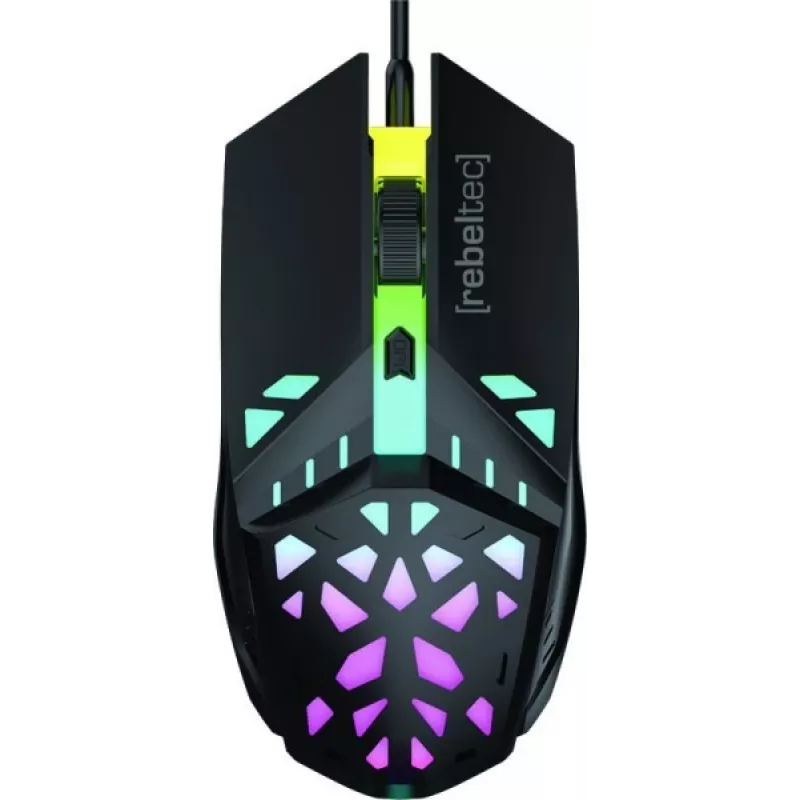 Vadu spēļu pele Rebeltec SHARK — ergonomisks dizains, optiskais sensors