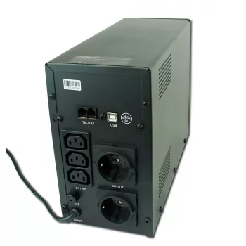 Gembird EG-UPS-033 nepārtrauktās barošanas avots (UPS) Line-Interactive 1200 VA 720 W 3 AC kontaktligzdas