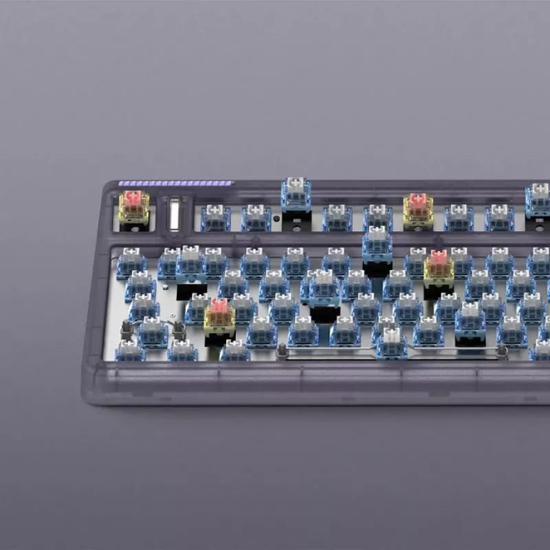 IQUNIX F97 Lavandin bezvadu spēļu tastatūra, RGB, MX Red slēdži, US