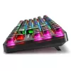 Mehāniskā spēļu tastatūra Sharkoon Crystal Shark Melns DE ar RGB apgaismojumu