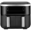 Karstā gaisa friteris Severin FR 2453 Double 3.25 L 2850 W melns sudrabains