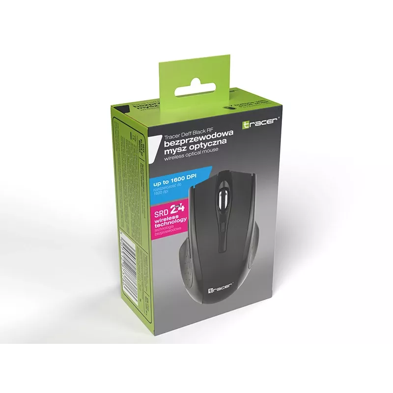 Tracer 47432 Bezvadu Optiskā Pele RF 2,4 GHz / BT, Melna