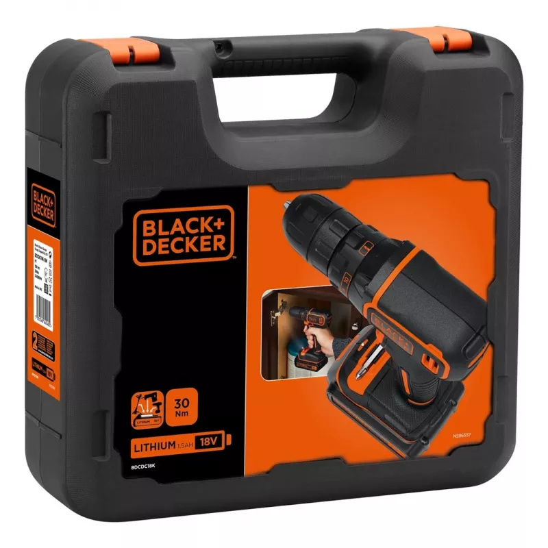 Melns & Decker BDCDC18K-QW urbjmašīna melna, O