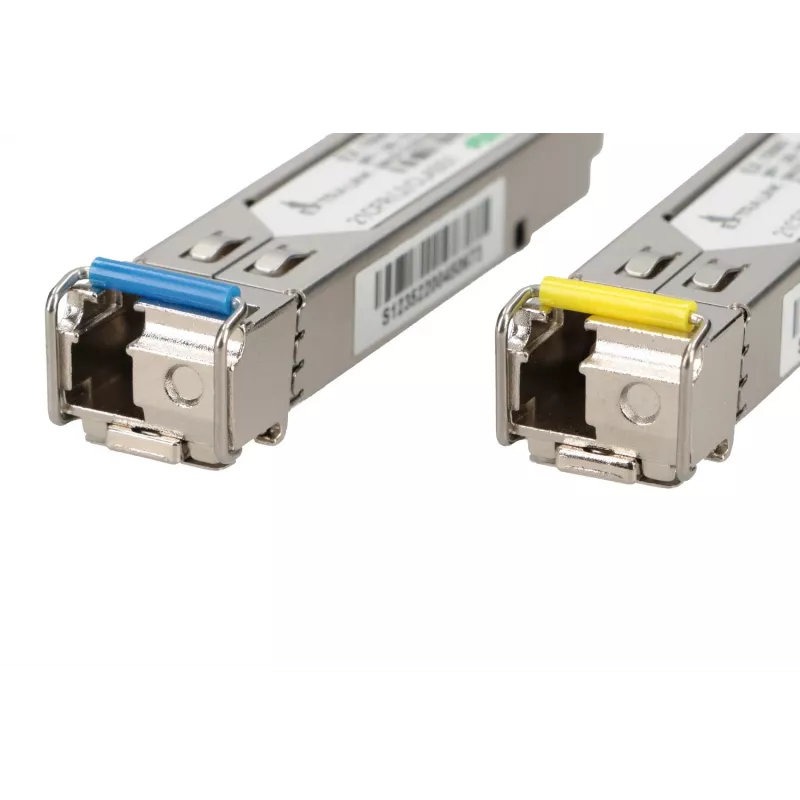 Extralink SFP WDM modulis 1.25G, 1.25Gbps, 1310/1550nm, vienmoda, 20km, LC, DOM, pāris, paredzēts HP/Aruba