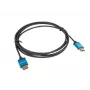 HDMI kabelis LANBERG CA-HDMI-22CU-0018-BK 1.8 m — HDMI Type A uz A, HDMI 2.0, 18 Gbit/s, ARC, zelta pārklājums