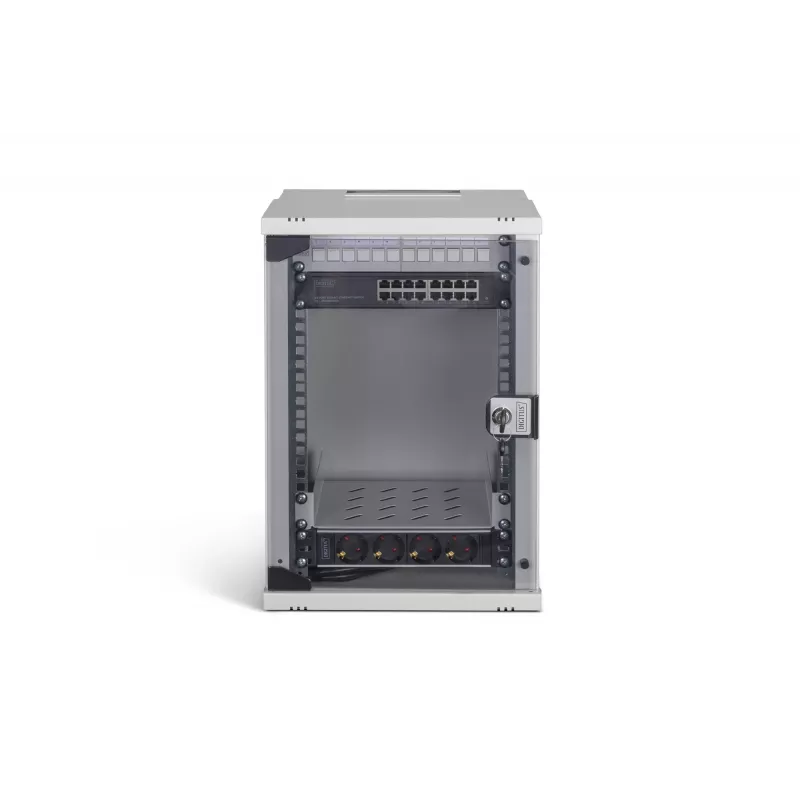 Pie sienas stiprināms statīvs Digitus DN-49102-SET 9U 315 x 300 mm Pelēks