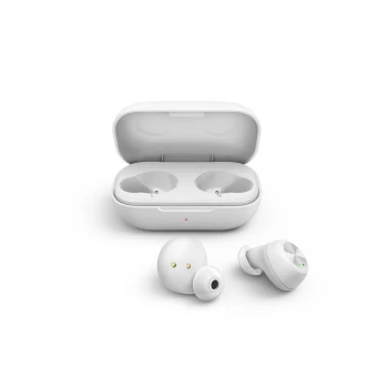 Hama WEAR7701W austiņas, bezvadu, ievietojamas, zvani/mūzika, Bluetooth, baltas
