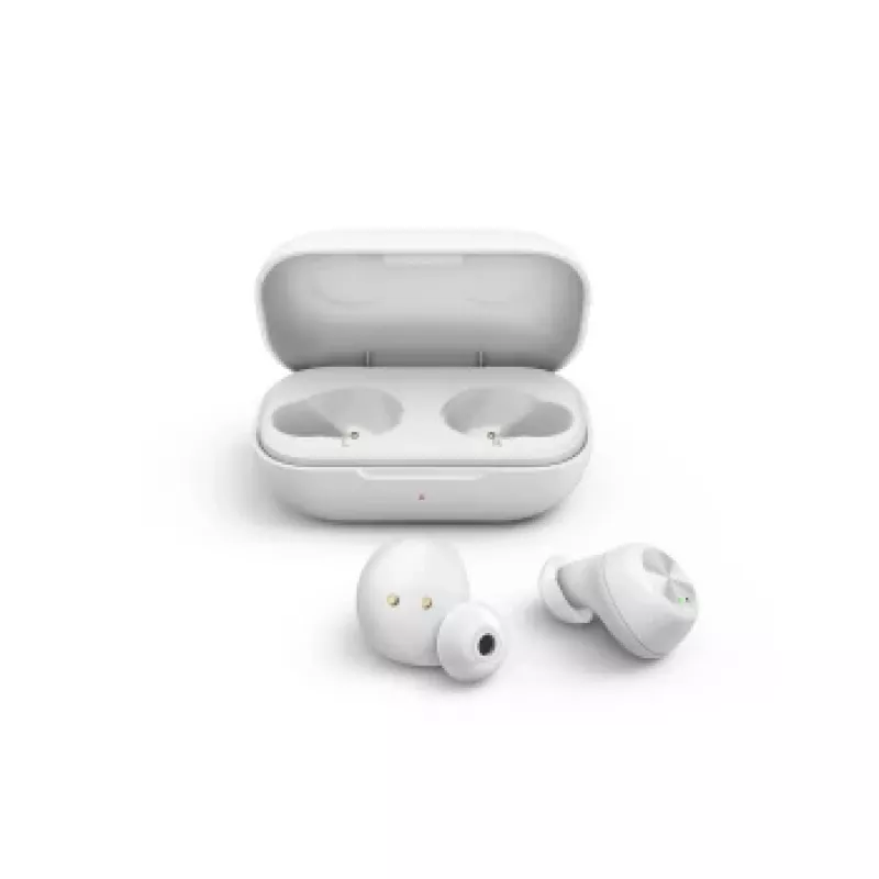 Hama WEAR7701W austiņas, bezvadu, ievietojamas, zvani/mūzika, Bluetooth, baltas