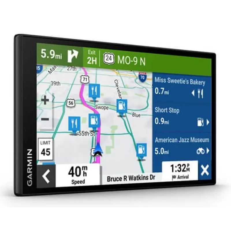 Garmin DriveSmart 76 navigators Fiksēts 17,8 cm (7) TFT Skārienjutīgs ekrāns 239,6 g Melns (EU MT-D)