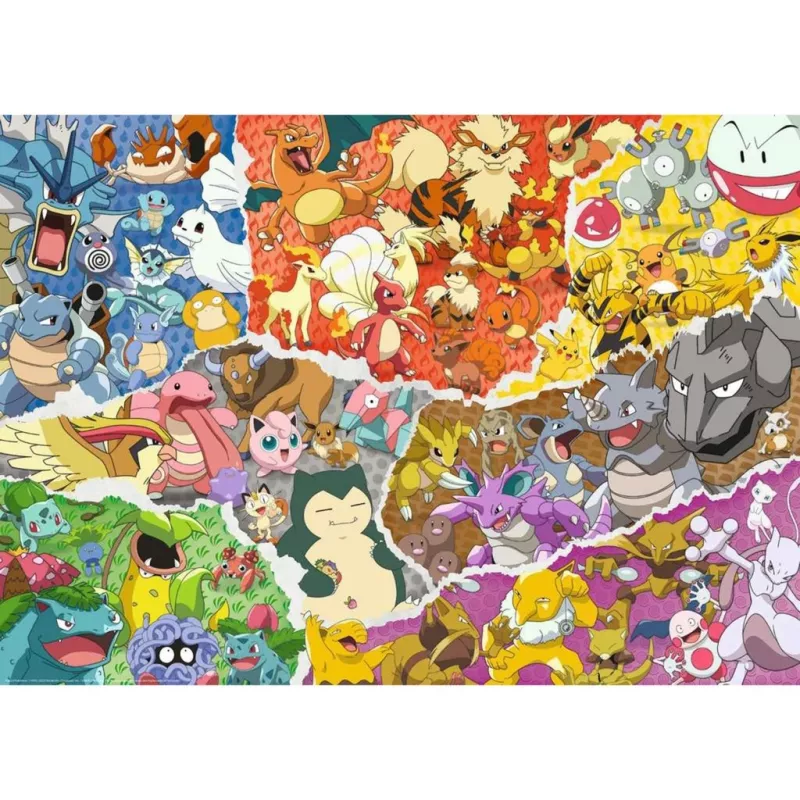 Ravensburger Colour puzle 1000 gab. (12000832) — Karikatūras, 700 mm platums, ieteicamais vecums 14+