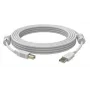USB kabelis Vision 3m USB 2.0 USB A USB B Balts