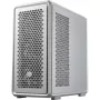 PC korpuss Cooler Master MasterFrame 600 Midi Tower Sudraba — ATX/Micro-ATX/ITX, rūdīts stikls, atbalsta 3x140 mm priekšējos ventilatorus