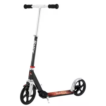 Kick scooter Razor A5 Lux — alumīnijs, 20 cm poliuretāna riteņi, salokāms, regulējams augstums, maks. slodze 100 kg, melns