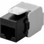 Microconnect KEYSTONE-16 keystone modulis, plakans melns, RJ-45