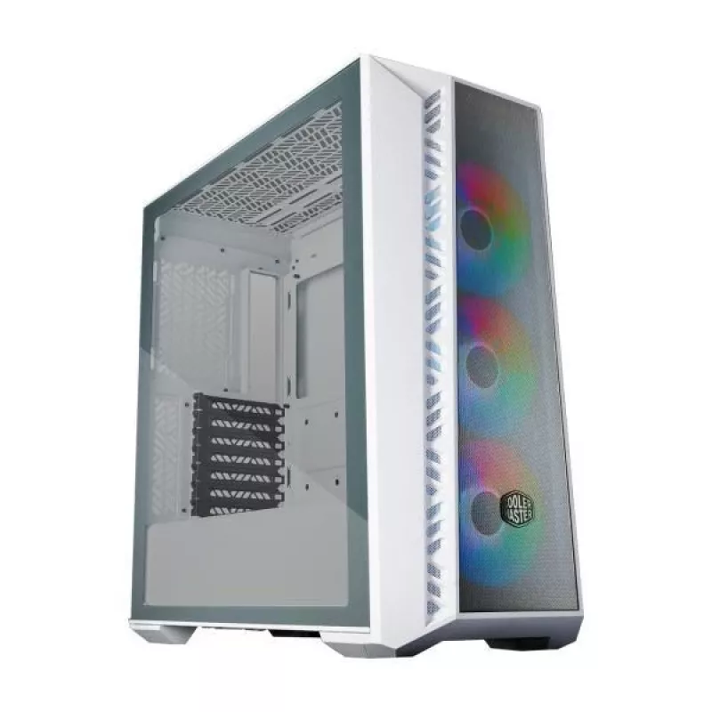 Cooler Master MasterBox 520 - Midi Tower - PC - Balts - ATX - EATX - micro ATX - Mini-ITX - SSI CEB - akrilnitrila butadiēna stirols (ABS) - Tērauds - Rūdīts stikls - Daudz