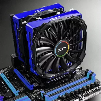 Datoru dzesēšanas sistēmas daļa Cryorig CR-CCI — ABS zils aksesuārs R1 Universal / R1 Ultimate (140×23×131 mm)