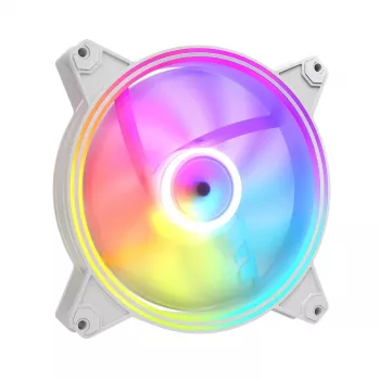 Korpusa ventilators MODECOM VOLCANO APEX 140 ARGB balta 140mm