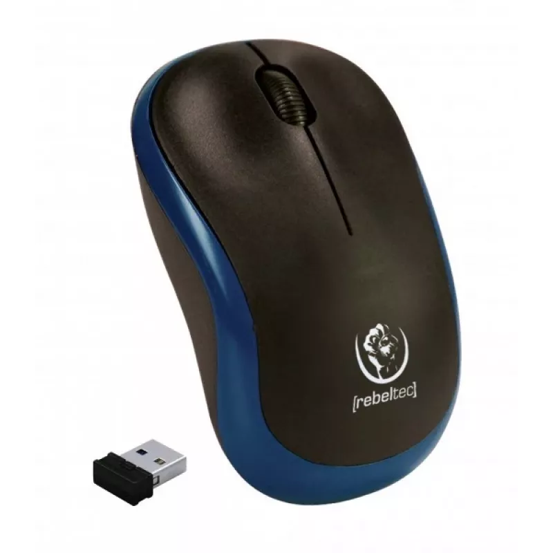 Bezvadu optiskā pele Rebeltec METEOR zila RBLMYS00048 USB