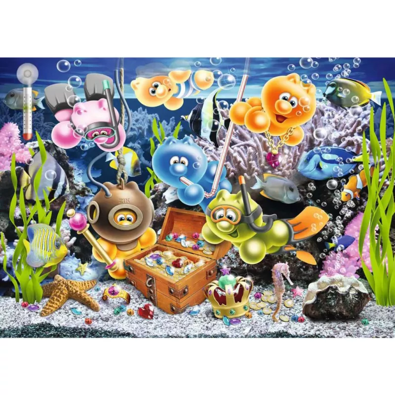 Ravensburger puzle 12001427 — 1000 gab., Karikatūras, ieteicamais vecums 14+