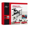 GART LCD/LED TV stiprinājums 40-75 45 kg vertikāla/horizontāla regulēšana 58-380 mm max VESA 600x400