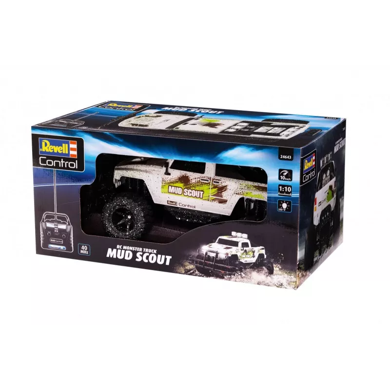 Revell New Mud Scout radio vadāms (RC) modelis bezceļa kravas auto ar elektrisko dzinēju