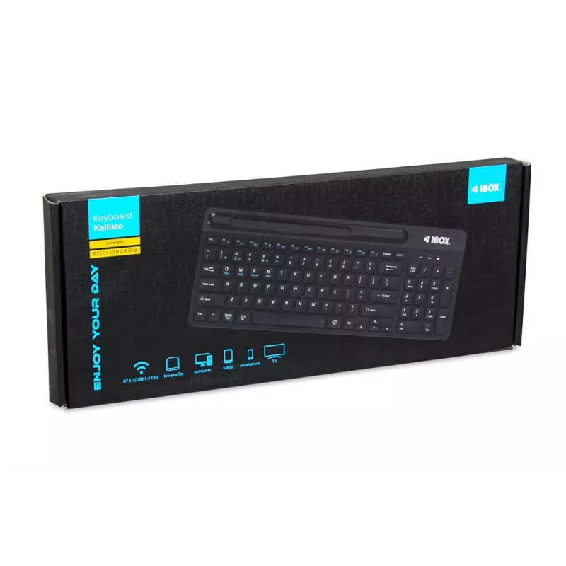 IBOX Kallisto BT/2.4GHZ bezvadu tastatūra