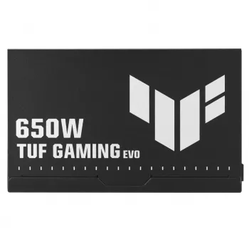 Barošanas bloks ASUS TUF GAMING 650B EVO — 650 W, 20+4 pin ATX, 80 PLUS Bronze, melns