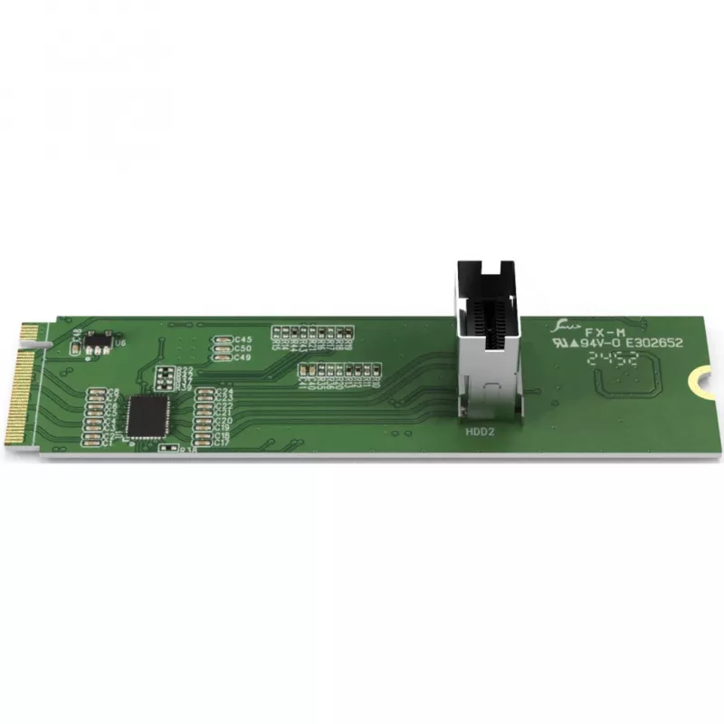 ICY DOCK - M.2 NVMe PCIe 4.0 SSD uz 1 x SlimSAS 4i adapteris ar Redriver
