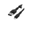 Lightning kabelis Belkin CAA008BT1MBK 1m Melns USB A uz Lightning