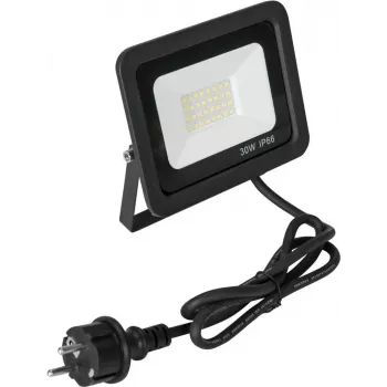 LED prožektors EUROLITE FL-30 SMD WW 30W IP65 silti balts