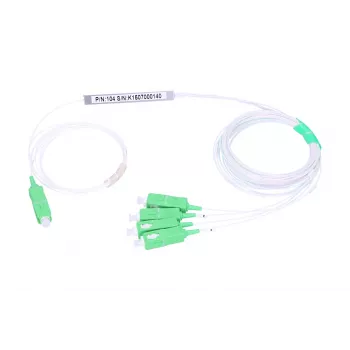 Kabeļu sadalītājs Extralink Splitter 1:4 PLC SC/APC 900µm 1,5 m zaļš balts