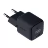 Sienas lādētājs Aukey PA-B1L USB-C 30 W melns — kompakts USB‑C PD strāvas adapteris
