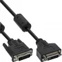 InLine DVI-D kabelis 24+1 M/F, Dual Link, 2 ferīta serdeņi, 3m