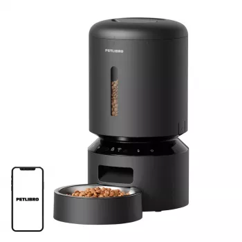 Pet feeder Aptel Petlibro Granary WiFi 5 L — automātiskais sausās barības dozators (melns)