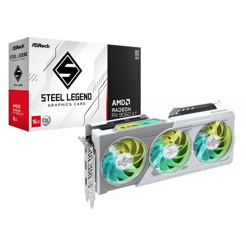 ASRock AMD Radeon RX 9060 XT Steel Legend 16GB OC grafikas karte