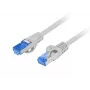 Tīkla kabelis LANBERG PCF6A-10CC-0500-S Cat6a S/FTP RJ-45–RJ-45 5 m Pelēks LSZH